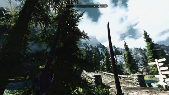 SKYRIM playing with mod : Sharpshooters Extreme Graphics Vision ENB - 2 смотреть онлайн