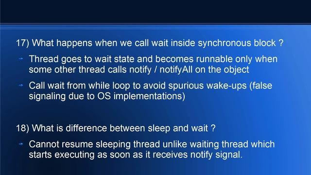 Java Multithreading | Interview Questions - Part 1 смотреть онлайн