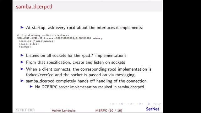sambaXP 2021: Socket activation for Samba's RPC services смотреть онлайн