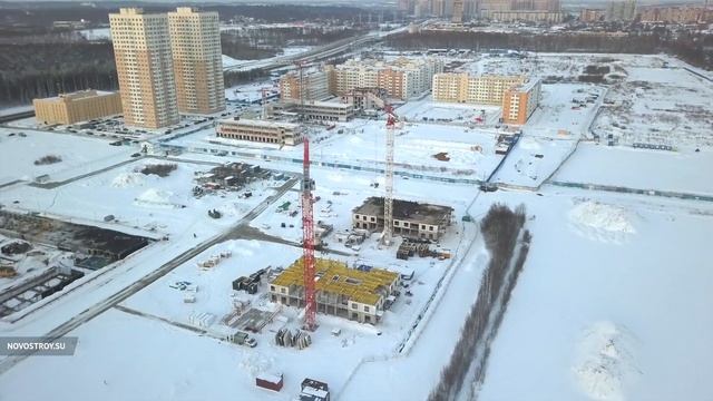 Аэросъемка ЖК «Орловский парк» от 27 марта 2018 года смотреть онлайн