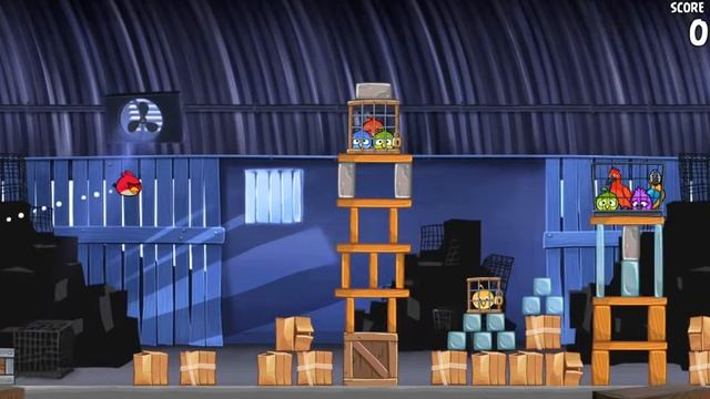 Angry Birds Rio Прохождение Smugglers` DEN. Уровень 1-4 смотреть онлайн