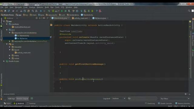 54 Create a Bound Service Android Studio Tutorial смотреть онлайн