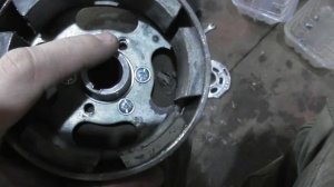 восстановление маховика генератора Р 71 от Минск Лидера
