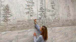 Барельеф на заказ - Лес