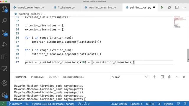 Code 82: TCS NQT Painting Cost Problem using Python | TCS NQT | 365 Days of Code смотреть онлайн