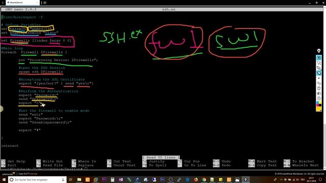 Expect SSH Login Script To In Cisco Network Devices ASA Firewall in Urdu Hindi Part 2 смотреть онлайн