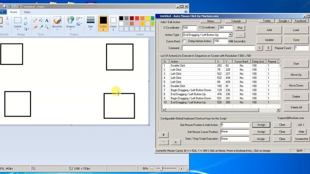 Auto Mouse Clicker & Moving - Includes Swiping, Dragging - Demonstration смотреть онлайн