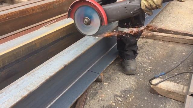 Как правильно порезать, швеллер #26, болгаркой. смотреть онлайн