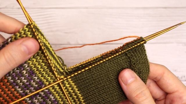 Как вязать носок после пятки. Носки спицами смотреть онлайн