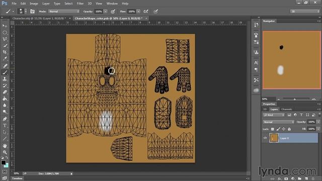 6.5 Текстуры и материалы. Рисование текстур с помощью функции 3D в Photoshop