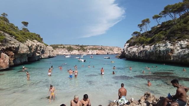 Beach Walk Tours, Calo Des Moro, Secret Beach In Mallorca (Majorca), Spain 4K | BEST BEACHES
