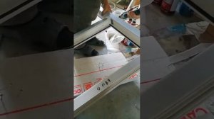 Переделка двери, меняем стороны открывания.