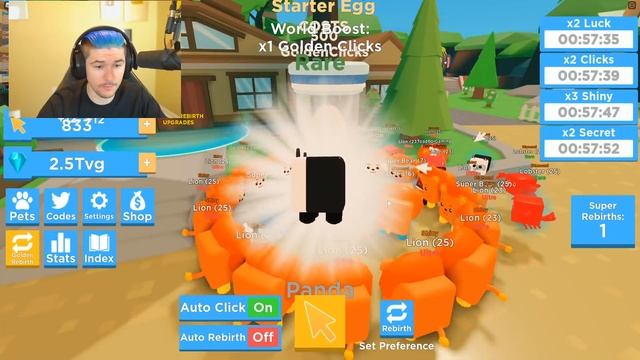 So I Went To CHAPTER 2 World In Clicking Champions And GOT INSANE GOLDEN CLICKS!! (Roblox) смотреть онлайн