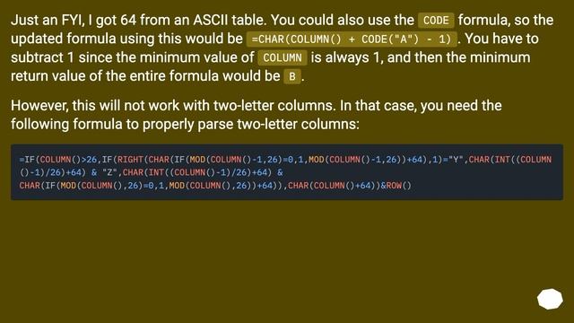 How to get the current column name in Excel? смотреть онлайн