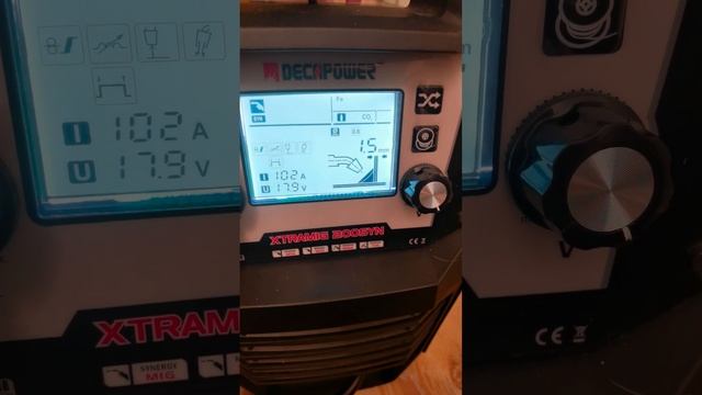 Синергетические настройки DECAPOWER XTRAMIG 200 SYN