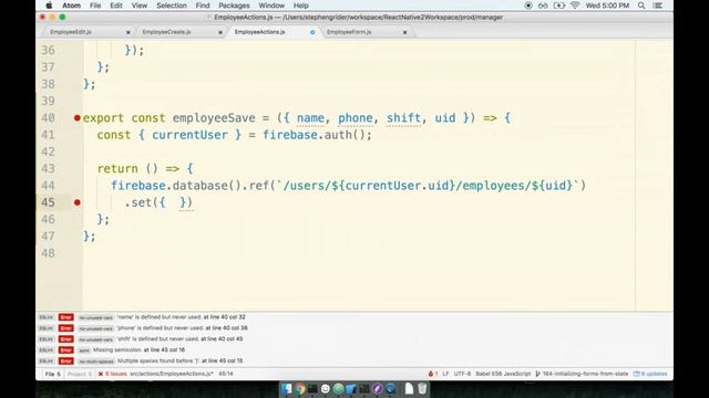 149 - Updating Firebase Records in React Native смотреть онлайн