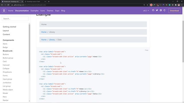 #19 - Bootstrap Breadcrumb - (தமிழில்) (Tamil) | Bootstrap Course | Web Design смотреть онлайн