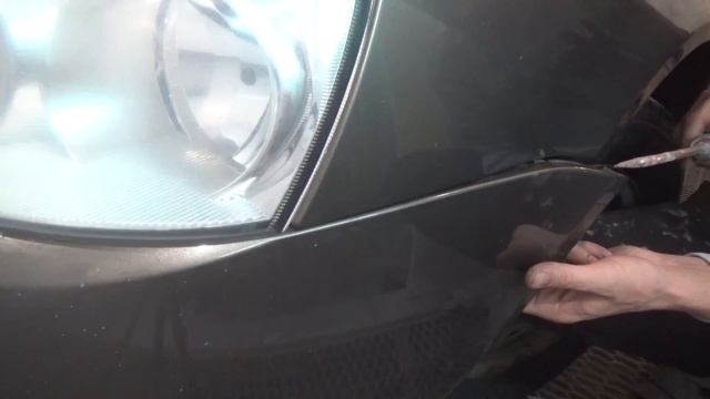 Как снять передний бампер, Лада Приора. смотреть онлайн