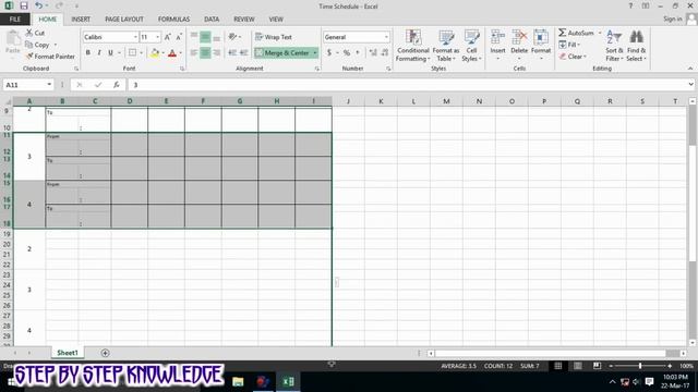 Time Schedule | How to Make Time Schedule Format In Excel смотреть онлайн