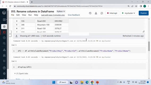 १३. Rename columns in DataFrame смотреть онлайн