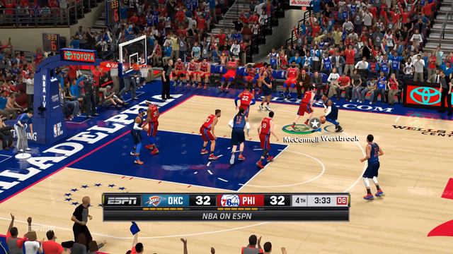 NBA 2K14 Thunder vs 76ers 2018 Roster 2nd Half смотреть онлайн