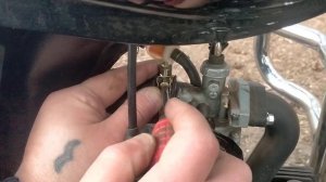 Воздушная заслонка мопеда Альфа.(подсос)