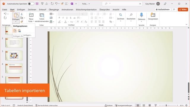 Microsoft 365 - PowerPoint - Einfügen von Tabellen und Diagrammen смотреть онлайн