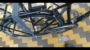 ручная регулировка 7 скоростной планетарной втулки шимано нексус 7 на велосипеде KROSS