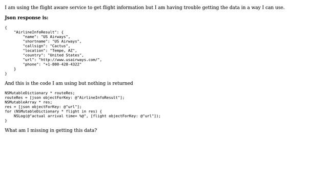Parsing JSon Data FlightAware смотреть онлайн