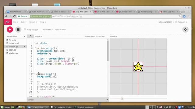 PAEdit + P5JS - анимация и центр вращения смотреть онлайн