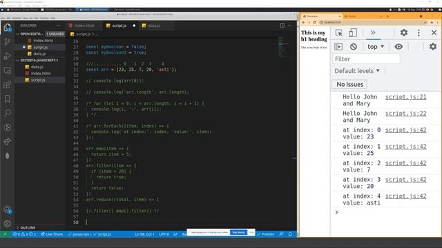 FEDSA Mentorship Programme: Session 10 (20210816 ) - JavaScript I Video 1 смотреть онлайн