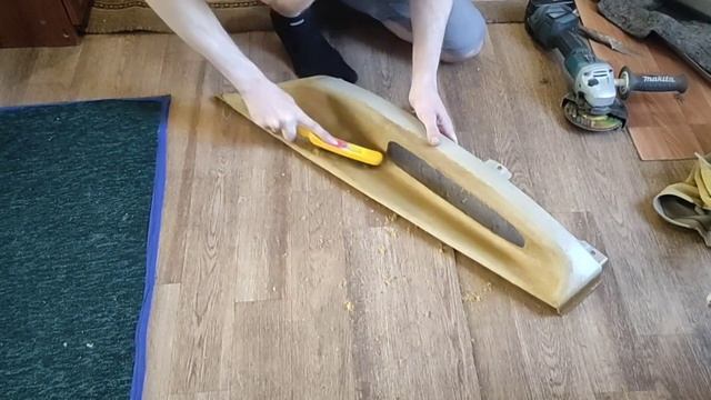 Перетяжка центральных вставок дверных карт Тoyota смотреть онлайн