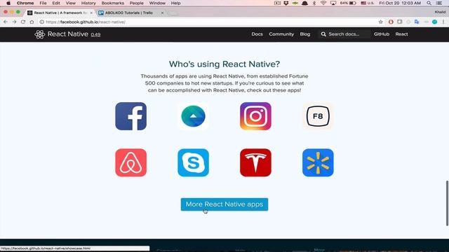 React Native Tutorial - Part 0 - Introduction - Arabic (بالعربي) смотреть онлайн