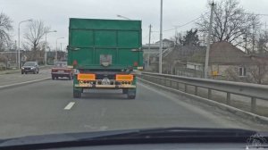 Испытания колес 17.5 на прицепе 2 птс4