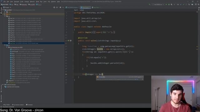 Advent of Code 2020 - Day 13 смотреть онлайн