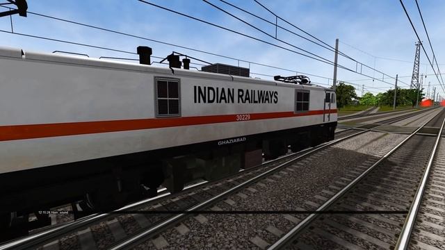 Crazy COW stops the train and escapes in indian train simulator Indian Railways смотреть онлайн