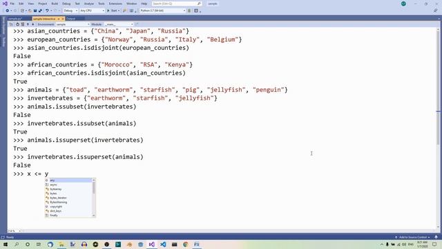 Boolean Set Methods смотреть онлайн