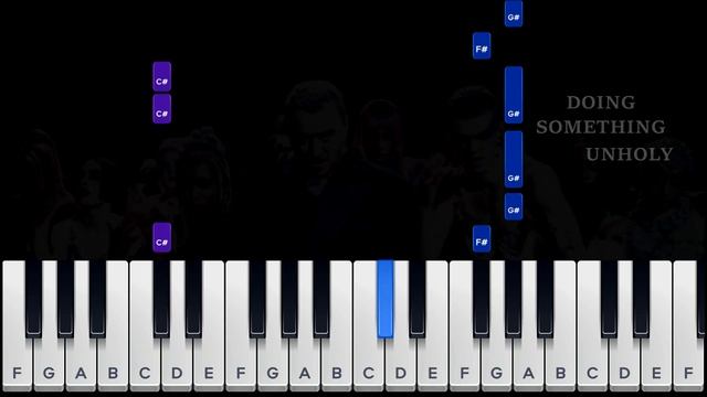 UNHOLY - Sam Smith, Kim Petras ~ QUICK EASY PIANO TUTORIAL смотреть онлайн