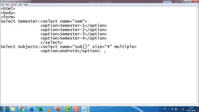 Using List and Dropdown List in PHP смотреть онлайн