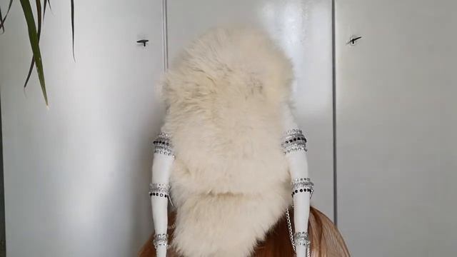 Головной убор амазонки с мехом песца #ЛисьяМастерская смотреть онлайн