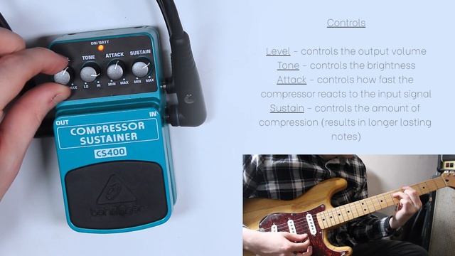 Behringer - CS400 Compressor Sustainer - Demo смотреть онлайн