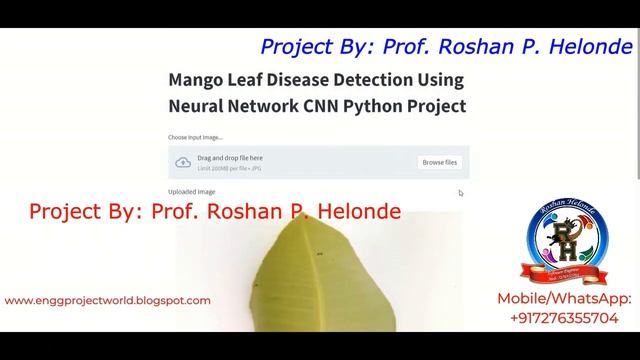 Mango Leaf Disease Detection Using Image Processing With Source Code | Python Project Leaf Disease смотреть онлайн