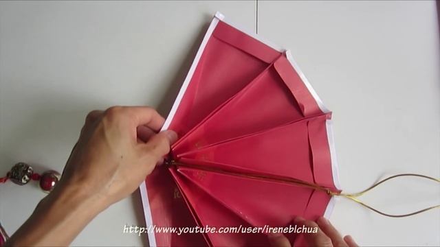 CNY TUTORIAL NO. 22 - 12-unit Red Packet (Hongbao) Paper Fan смотреть онлайн