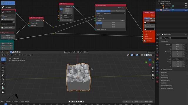 LIVENODING SV Noise Displace Node Study in Blender 3D смотреть онлайн