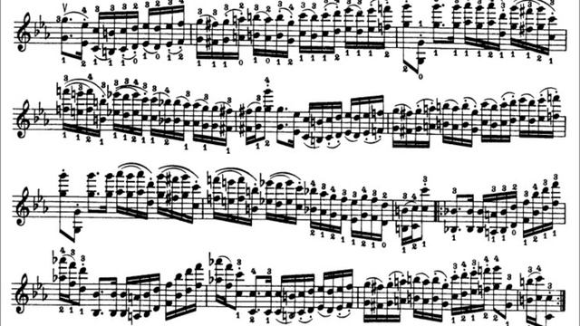 Niccolò Paganini - Caprice for Solo Violin, Op. 1 No. 17 (Sheet Music) смотреть онлайн