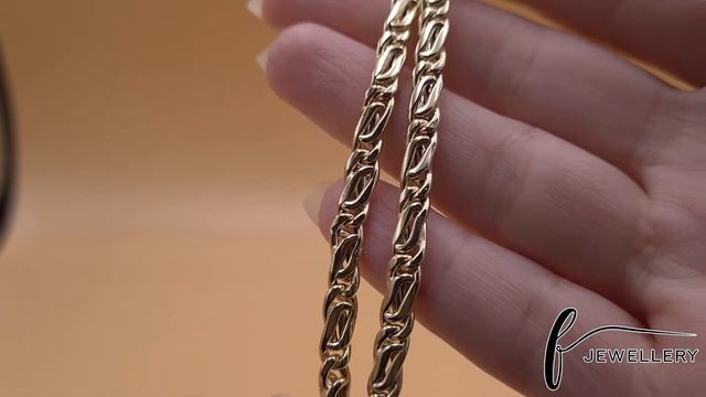 14ct Gold Fancy Chain - 4.5mm - 24 Inches смотреть онлайн