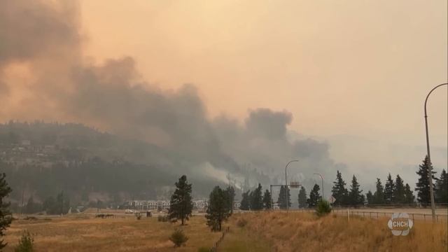 Firefighters continue to battle flames in B.C., Northwest Territories смотреть онлайн