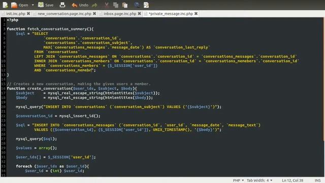 PHP Tutorial Private Message System part 10 смотреть онлайн