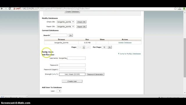 MYSQL/Database For Joomla смотреть онлайн