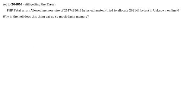 Adding a product in Magento "Fatal error: Allowed memory size of 41943040 bytes exhausted (tried... смотреть онлайн